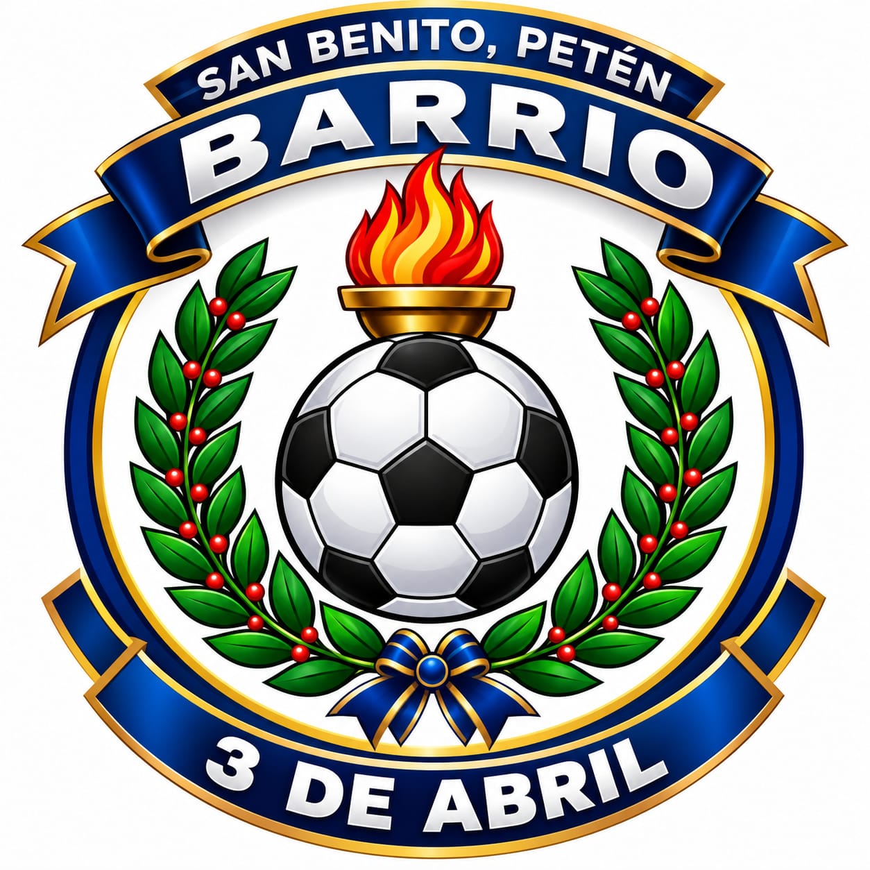 Escudo de San Benito Peten Barrio 3 de Abril